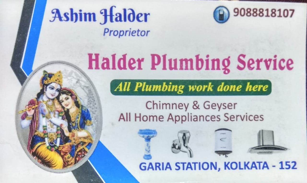 Plumber Ashim Halder in Panchpota